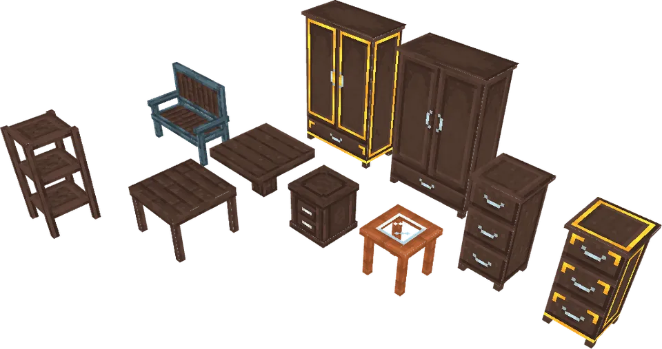 TSA: Decorations & Furniture — Minecraft mod, rasm 4