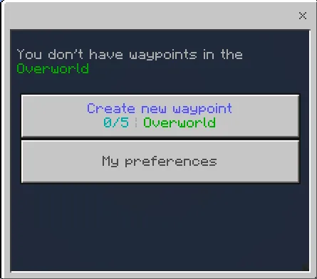 Yo'l nuqtalari tizimi — Minecraft mod, rasm 2