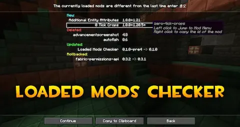 Loaded Mods Checker