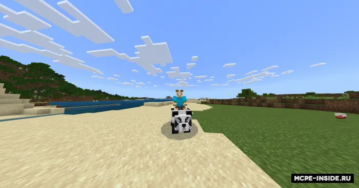 Miniladigan pandalar — Minecraft mod, rasm 3