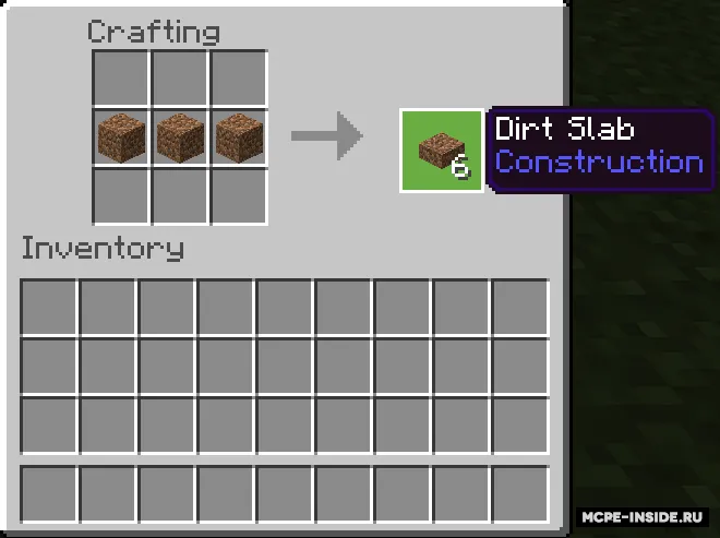 Tuproqdan retseptlar — Minecraft mod, rasm 4