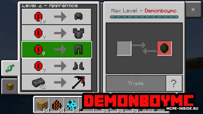 Gel gaming va demonboy — Minecraft mod, rasm 4