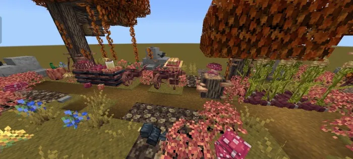 Kuz fasli — Minecraft mod, rasm 2