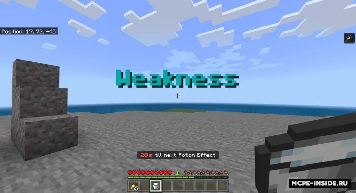 Minecraft, lekin siz tasodifiy effekt olasiz — Minecraft mod, rasm 3