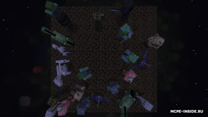 O'lmas o'liklar — Minecraft mod, rasm 1