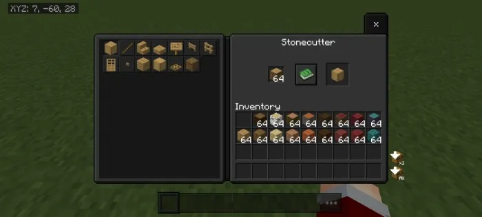 Daraxt kesuvchi — Minecraft mod, rasm 1