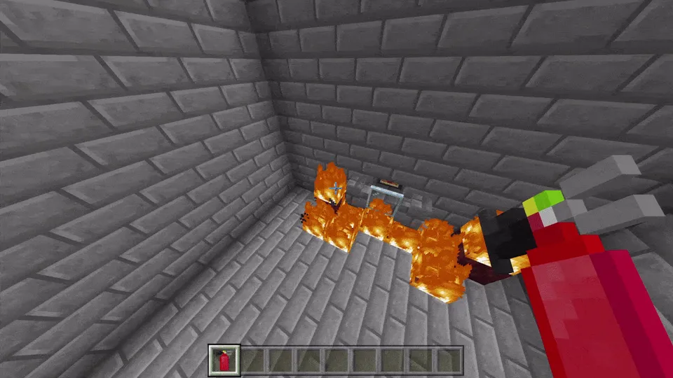 O't o'chirgich — Minecraft mod, rasm 1