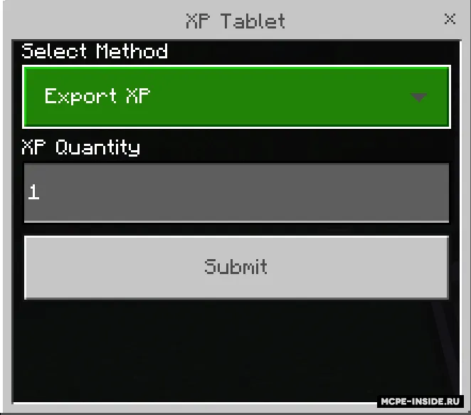 Tajriba generatori — Minecraft mod, rasm 1