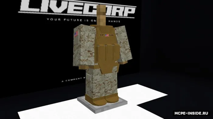 AQSH dengiz piyodalari uniformalari — Minecraft mod, rasm 1