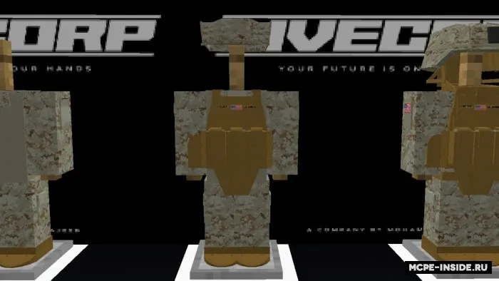 AQSH dengiz piyodalari uniformalari — Minecraft mod, rasm 3