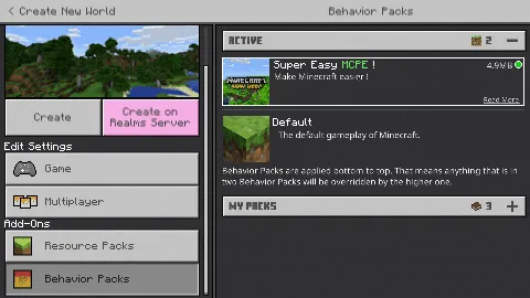 Super oddiy rejim — Minecraft mod, rasm 4