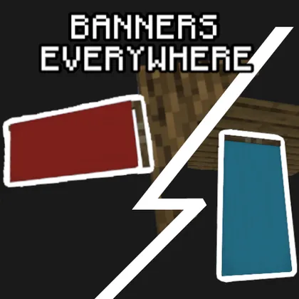 Banners Everywhere — Minecraft mod, rasm 1