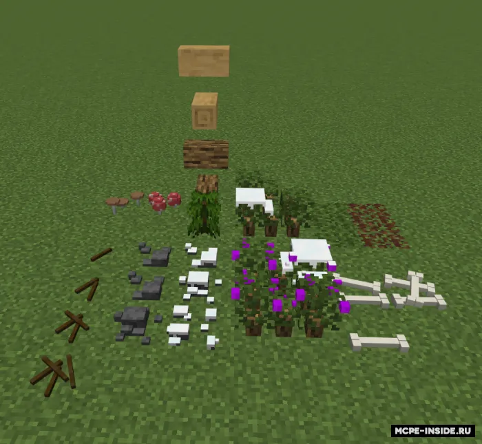 Tabiiy tuzilmalarni yaxshilash — Minecraft mod, rasm 1