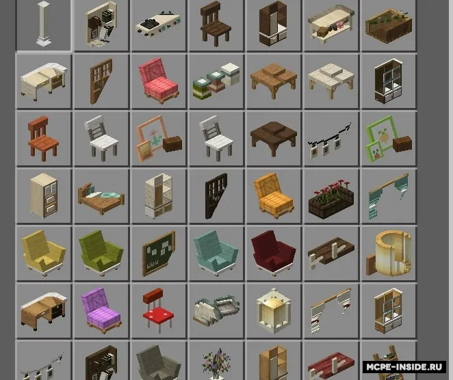 Gooblicraft Furnitura — Minecraft mod, rasm 1