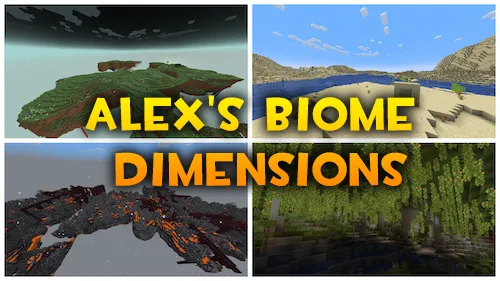 Alex's Biome Dimensions — Minecraft mod, rasm 1