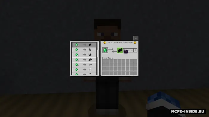 SMS furniturasi — Minecraft mod, rasm 4