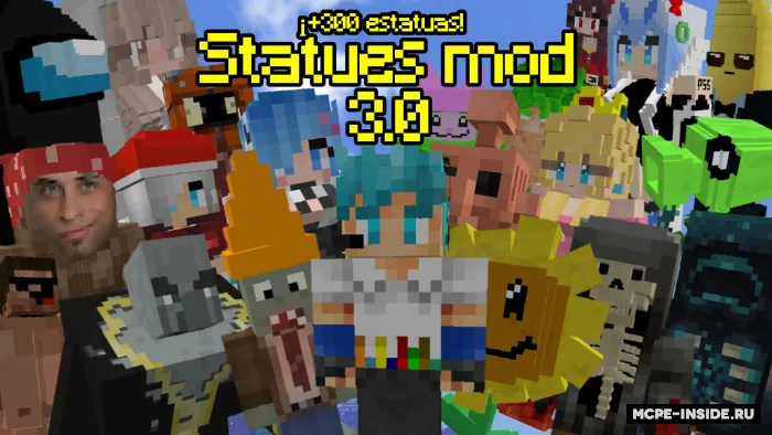 Haykallar — Minecraft mod, rasm 1