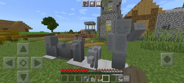 Himoya haykallari — Minecraft mod, rasm 1