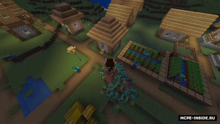 Zombi apokalipsisi — Minecraft mod, rasm 1