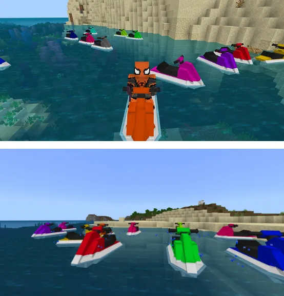 Gidrotsikl — Minecraft mod, rasm 2