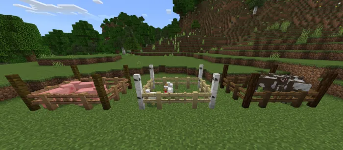 Panjaralar kengaytmasi — Minecraft mod, rasm 2