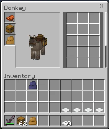 Uy hayvonlari inventari — Minecraft mod, rasm 1