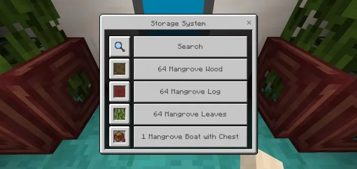 Omborxonadagi buyumlar — Minecraft mod, rasm 2