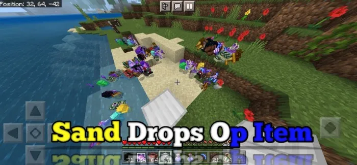 Qumlardan mega buyumlar tushadi — Minecraft mod, rasm 1