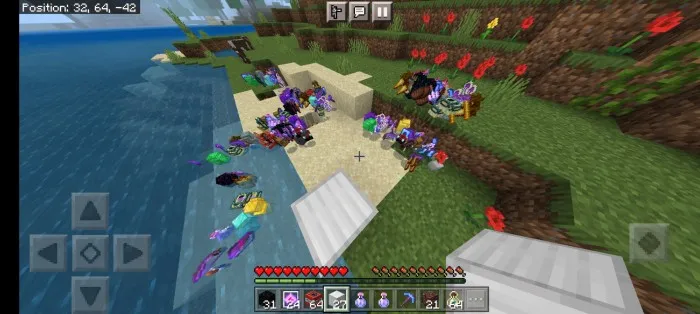 Qumlardan mega buyumlar tushadi — Minecraft mod, rasm 2