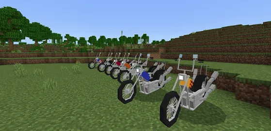 Arasa mototsikllari — Minecraft mod, rasm 2
