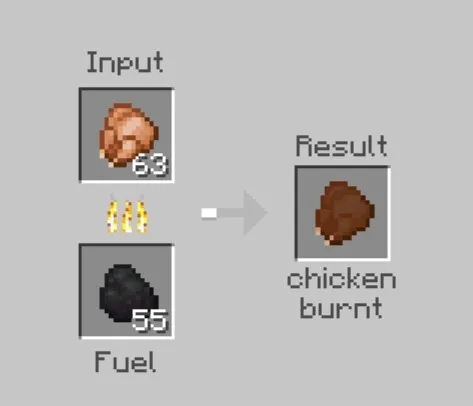 Kuygan ovqat — Minecraft mod, rasm 3