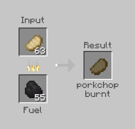 Kuygan ovqat — Minecraft mod, rasm 4