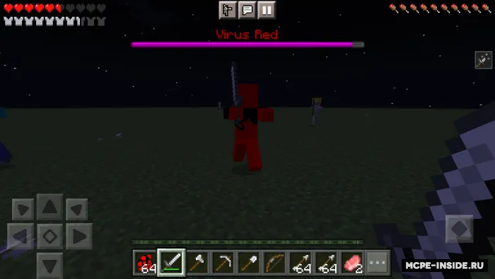 Qizil virus — Minecraft mod, rasm 3