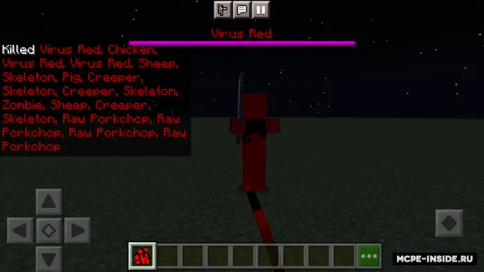 Qizil virus — Minecraft mod, rasm 4