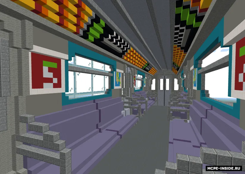 Nyu-York metro poyezdi R160 — Minecraft mod, rasm 3