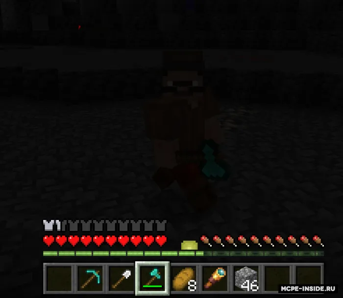 Haqiqiy konchi dubulg'asi — Minecraft mod, rasm 2