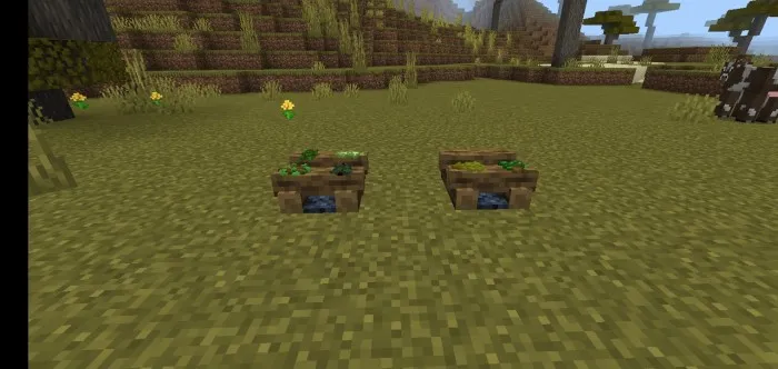 Yeyiladigan nihollar — Minecraft mod, rasm 1
