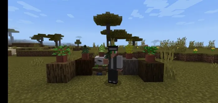 Yeyiladigan nihollar — Minecraft mod, rasm 2