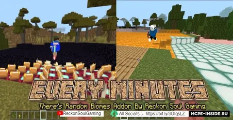 Minecraft, lekin hamma joyda tasodifiy biomlar