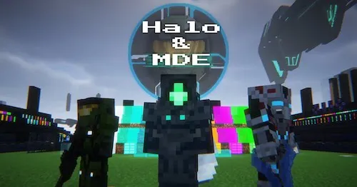 Halo & MDE — Minecraft mod, rasm 1
