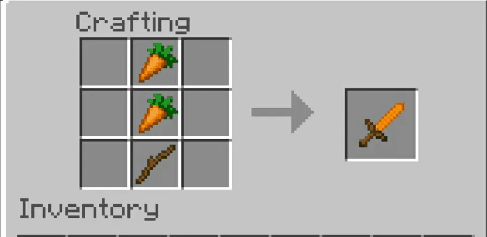 Sabzili asboblar — Minecraft mod, rasm 1