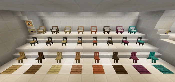 Ko'proq dekorativ buyumlar — Minecraft mod, rasm 2
