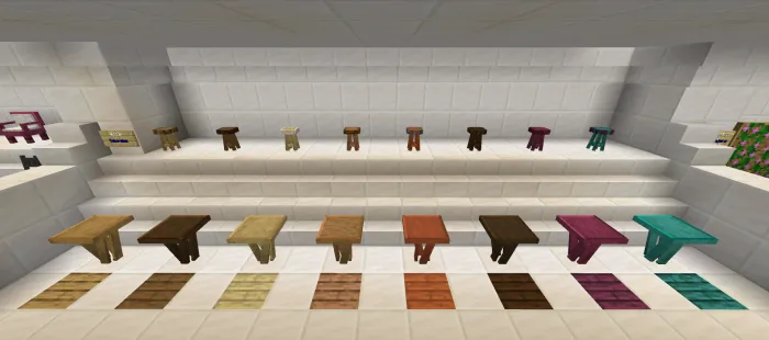 Ko'proq dekorativ buyumlar — Minecraft mod, rasm 4