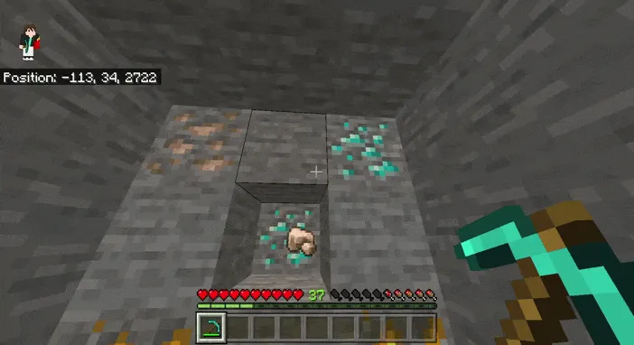 Aniq ruda qazuvchi — Minecraft mod, rasm 2