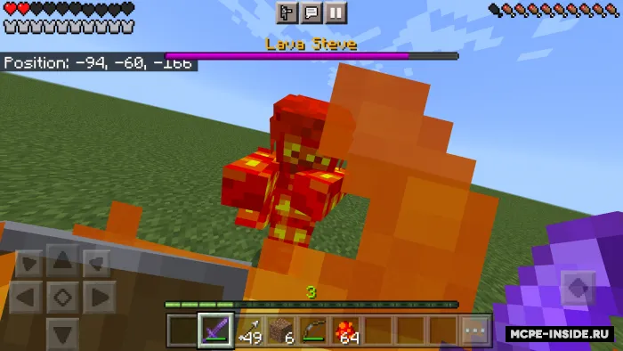Lava Steve — Minecraft mod, rasm 2