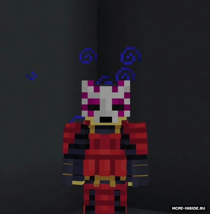 Kitsune niqoblar — Minecraft mod, rasm 1