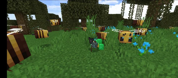 Minecraft, lekin asalariardan mega buyumlar tushadi — Minecraft mod, rasm 2