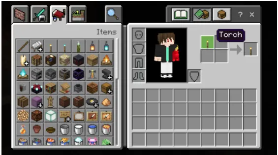Ikkinchi qo'lda mash'al — Minecraft mod, rasm 3