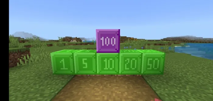 Pul bloklari — Minecraft mod, rasm 1