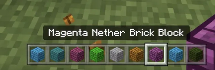 Rangli nezer g'ishtlari — Minecraft mod, rasm 1
